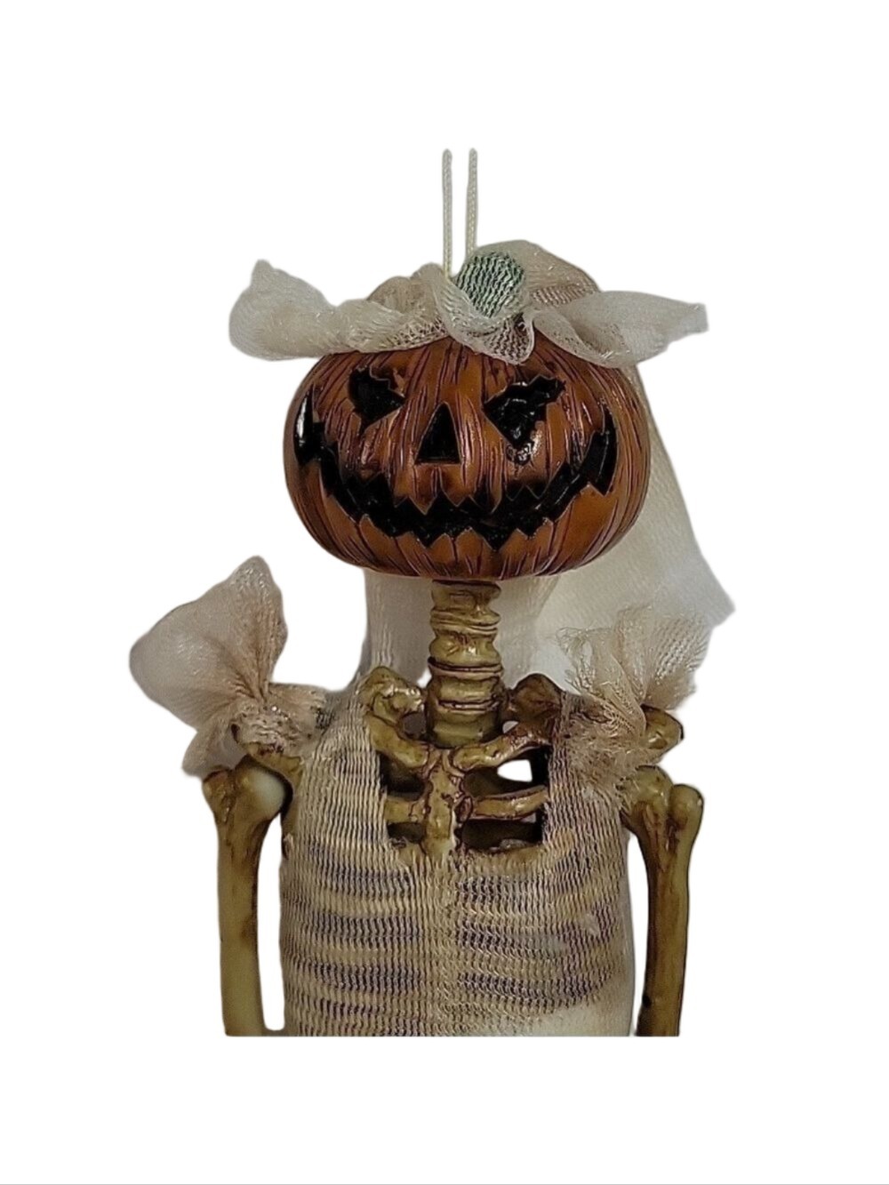 Halloween 16" Jack O'Lantern Bride Figure Skeleton